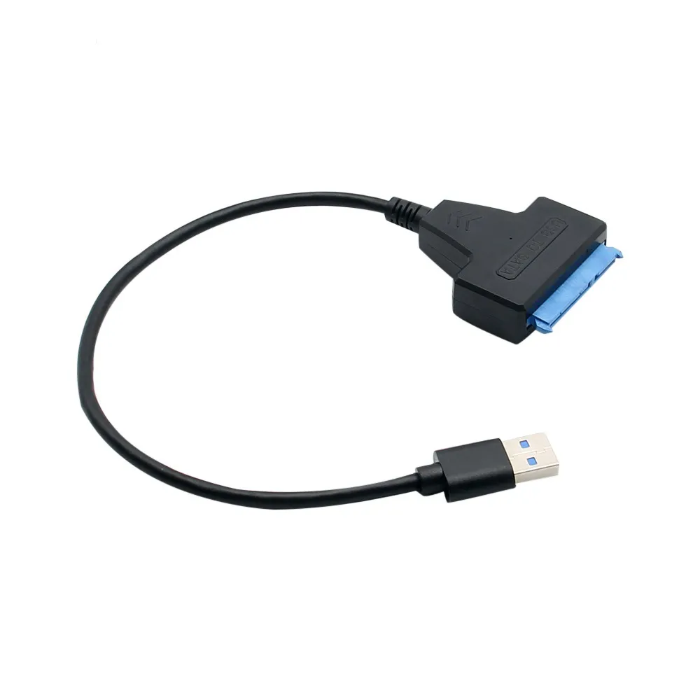 Câble Adaptateur USB 3.0 Vers SATA III Ultra Rapide, 22 Broches Vers USB3.0,  Câble De Données 5Gbps Pour Disque Dur SSD HDD 2.5 Pouces Du 1,47 €
