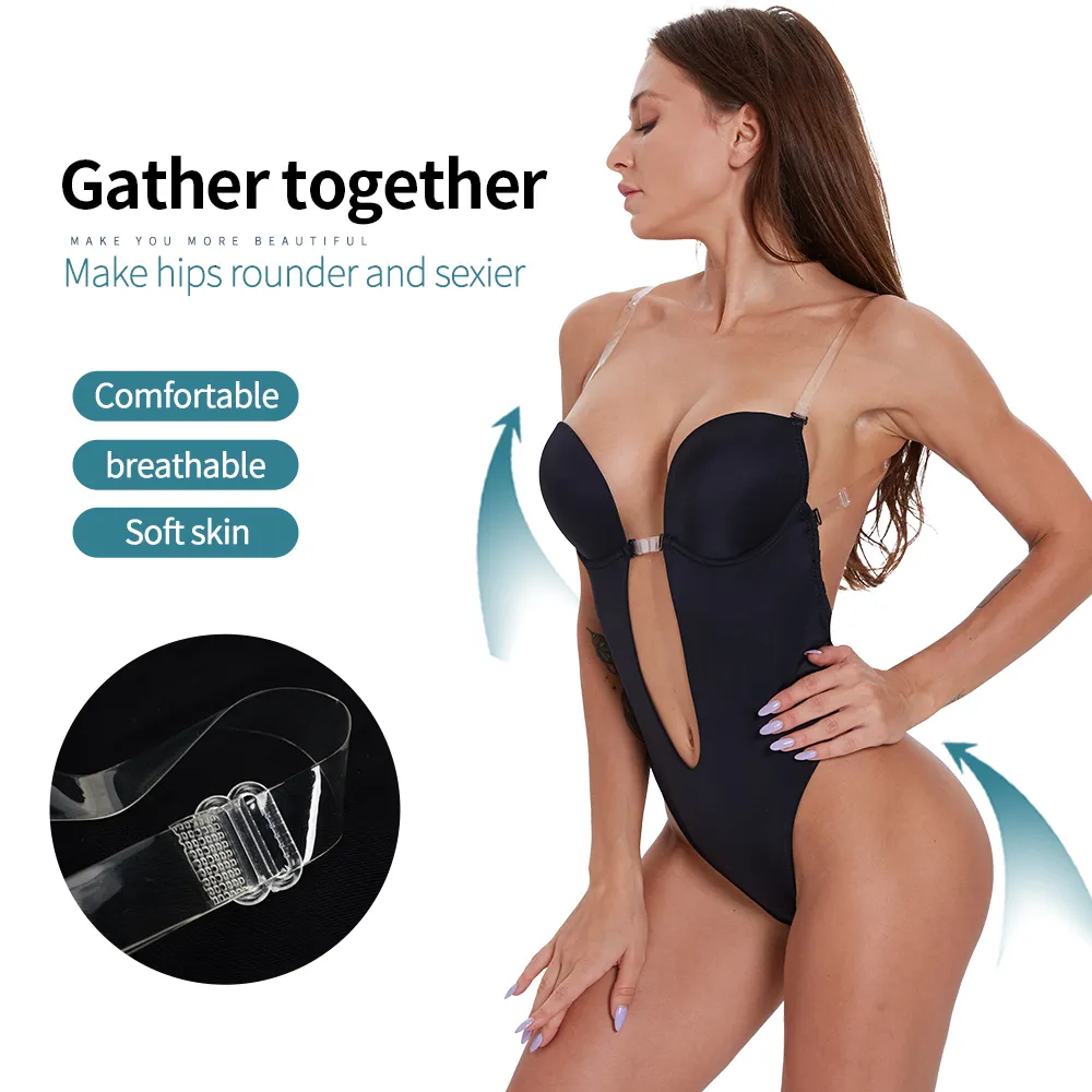 Best Body Shaper Thong Sexy Body Shapewear Womens Shapers Strapless Deep V  Neck Invisible Backless Bra Thong Shapewear For Women Waist Trainer Corset  230701 From Ping06, $10.26
