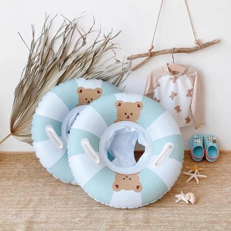 Flytväst Boj Korean Ins Baby Simring Barnsits Född Bear Play Floating Circle