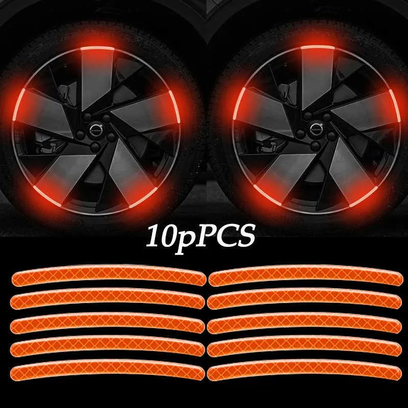 Onerbuy Waterproof Reflective Safety Tape Hazard Caution Warning Sticker High Visibility Strong Adhesive Reflector Roll For Cars, Trucks, Trailers, 6M/20ft, Red & White