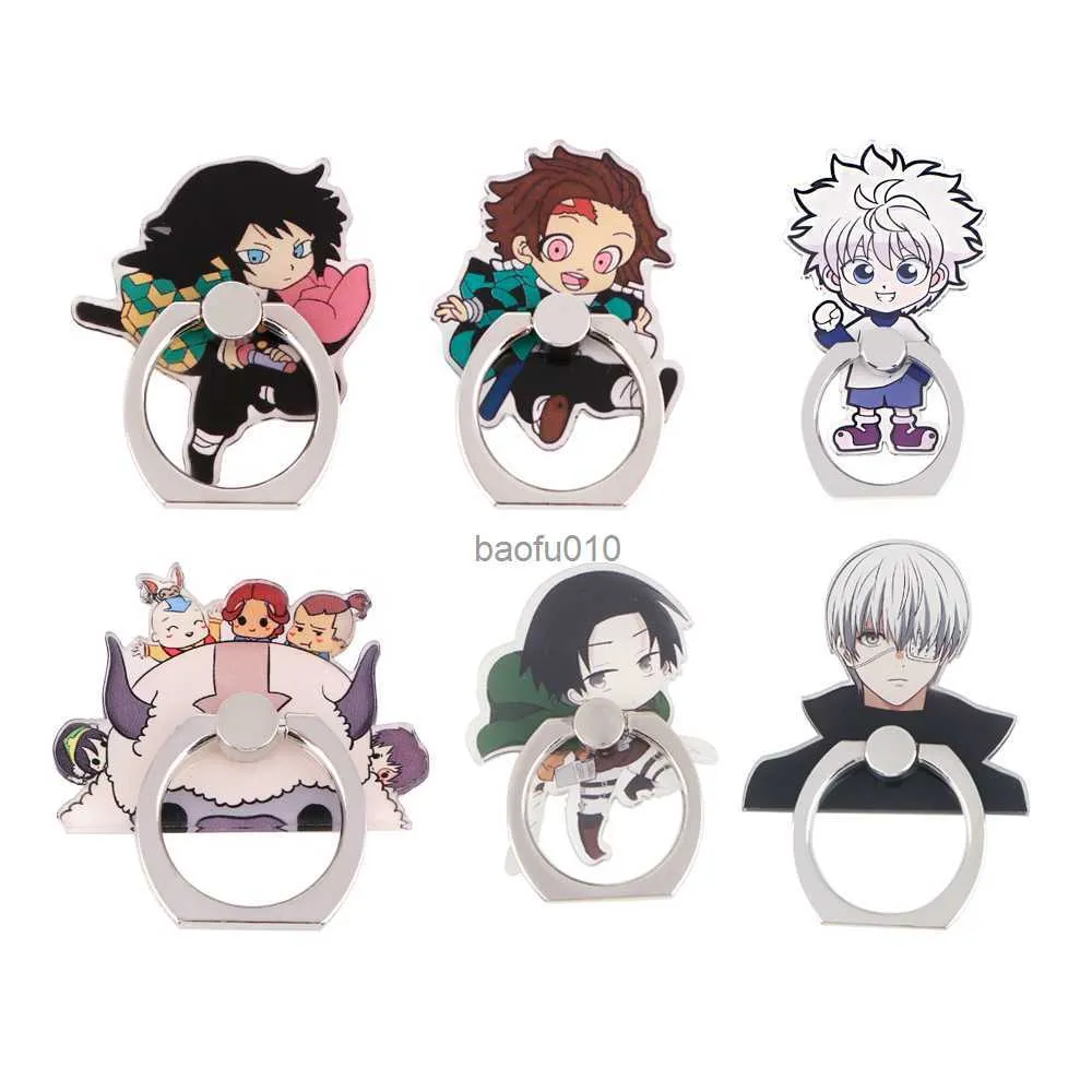 Save Big on Bulk Anime Phone Accessories Anime Phone Case Creative Figure  Ring Stand, Universal Cartoon Cell Phone Holder, Decorative Phone Accessory 