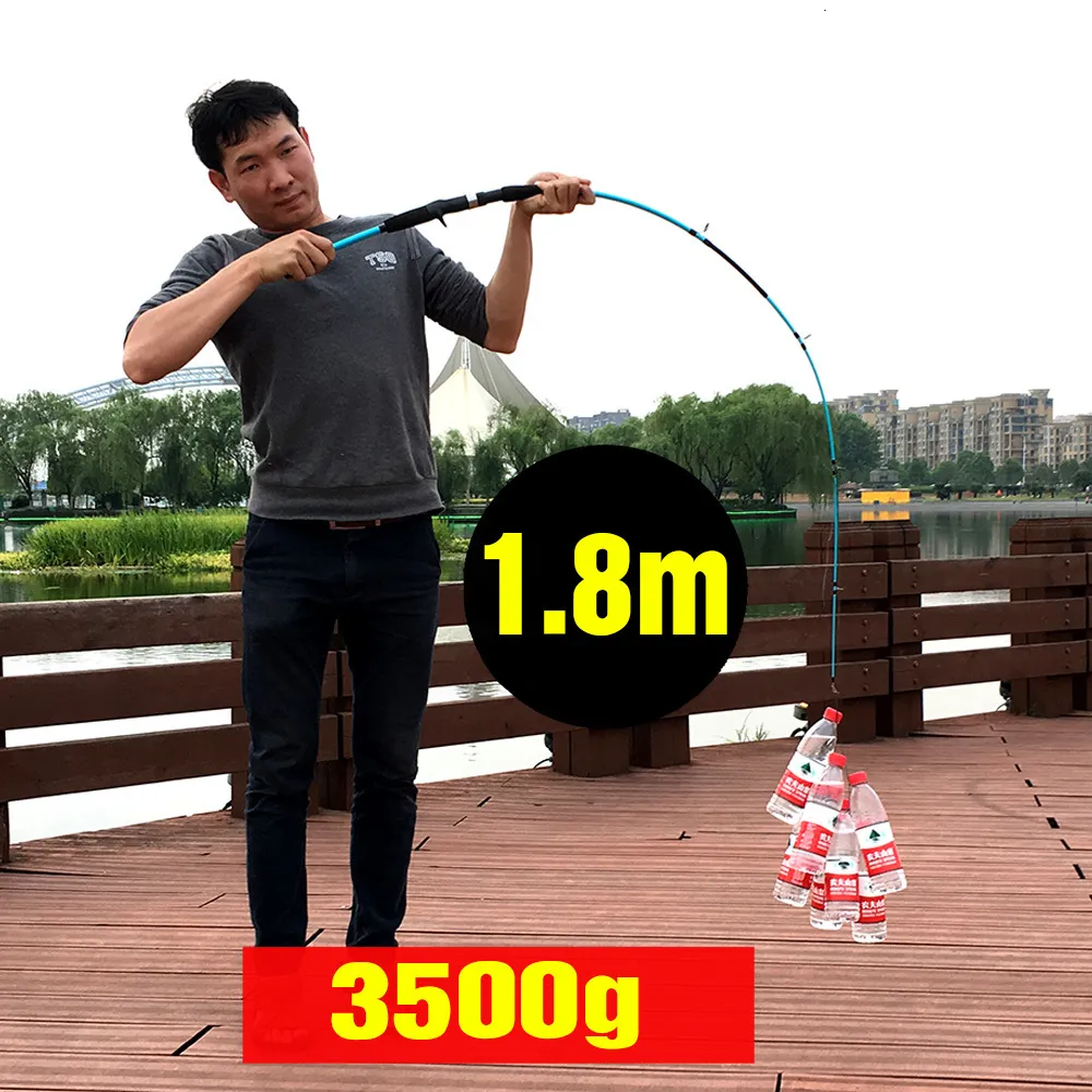 GDA Baitcasting Short Boat Fishing Rods Ultra Light 1.5M/1.8M M