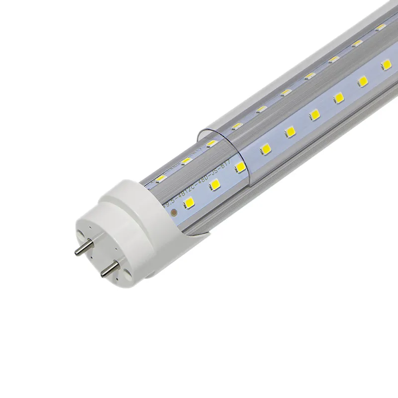 10 Pz/lotto T8 V Forma Led Tubo 2ft 4ft 5ft 600mm 1200mm 1500mm AC85-265V apparecchi di illuminazione Domestica