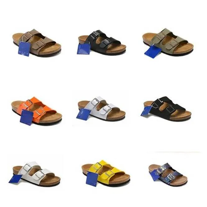 Desenhador de luxo Boston Clogs sandálias Chinelos Plataforma masculino birk tamanco verão couro arizona deslizadores de feltro fivela tira plana Casual