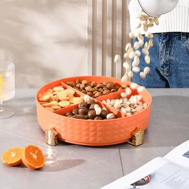 High Capacity Portable Dried Fruit Tray With Round Cramton Bowl Convenient Plastic  Snack Box For Kitchen Supplies From Yuexianren, $21.05