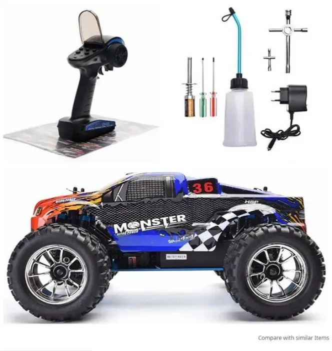 HSP RC Car 110 Scale Two Speed Off Road Monster Truck Nitro Gas
