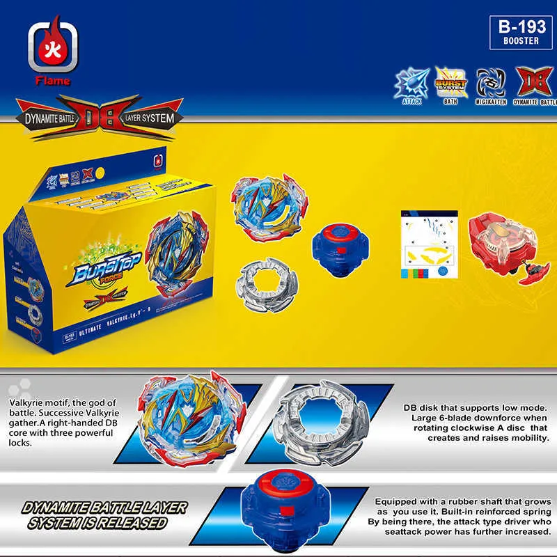 4D Beyblades gumowy zestaw bitewny Ultimate Booster wirujący z niestandardowym wyrzutnią dla dzieci zabawek dla chłopców prezent