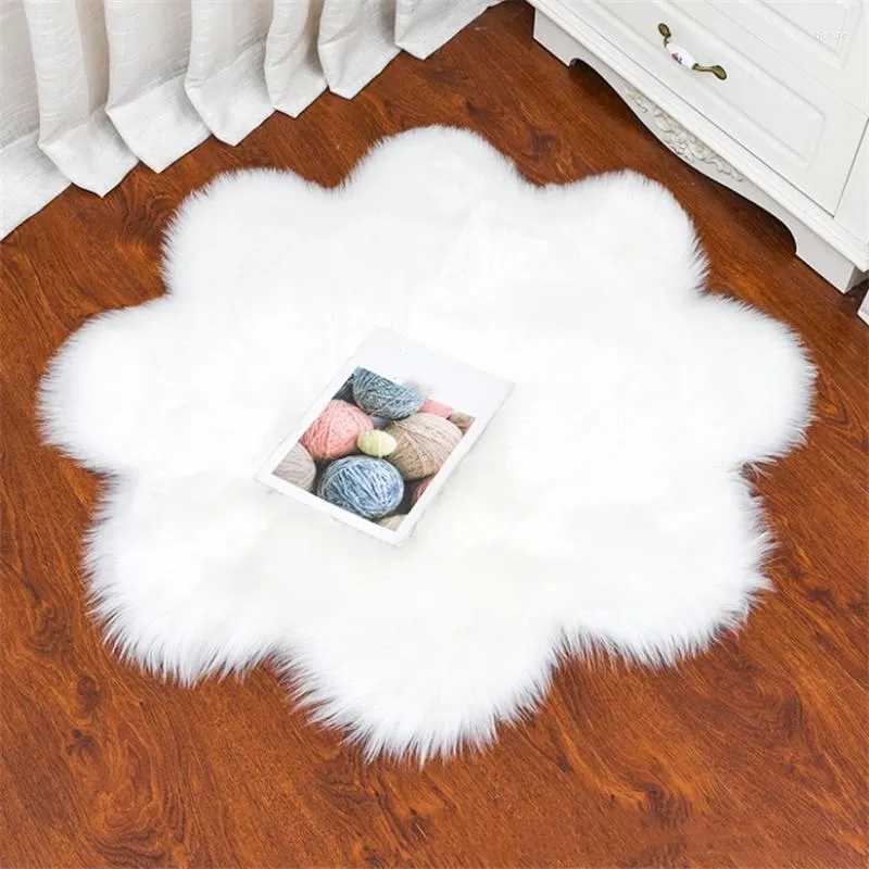 Carpets Plum Carpet Plush Flower Blanket Household Full Shop Living Room Decoration Bedroom Bay Window Rug