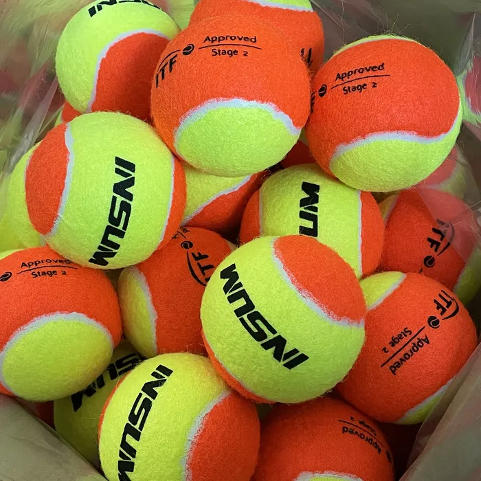 Tennis Balls INSUM Beach Tennis Balls 369 Pcs Professional 50% Standard Pressure for Kids Tennis Accessories Training Balls 230703