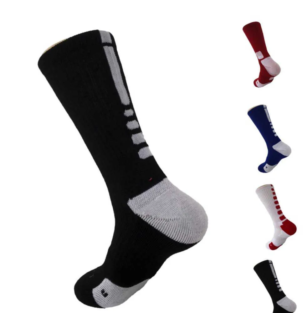 Designer new 23ss Socks USA Professional Elite Basketball Terry Long Knee Sport Fashion brand Compression Thermal Winter wholesales mens socks