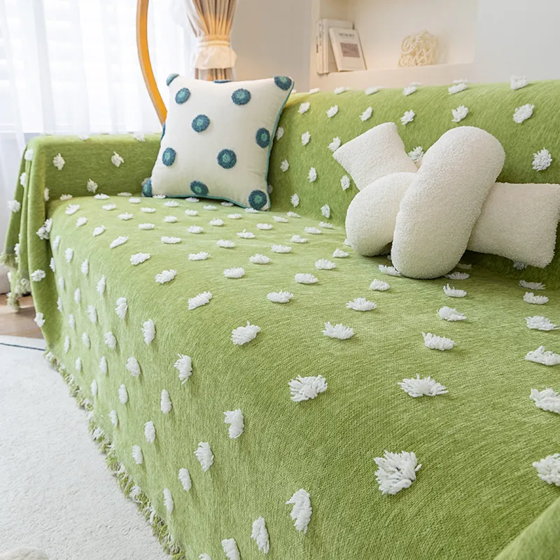 Sandalye, evrensel kanepe kapağı şönil kumaş düz renkli oturma odası yastık battaniyesi basit kaymaz kolçak sırtlık 230701