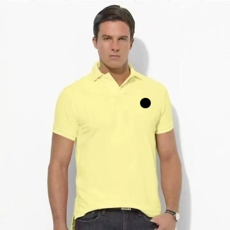 Jogar camisa polo camiseta masculina designer pólo pólo pólo clássico horse padrony designer luxuoso fino verão polo casual preço