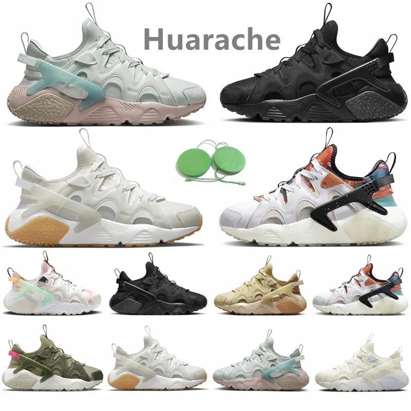 Huarache Craft Mężczyźni Kobiety Buty do biegania Sneaker Triple Black Summit White Coconut Milk Light Silver Sanddrift Księżycowy Nowy Rok Szary Męskie buty sportowe Sportowe trampki