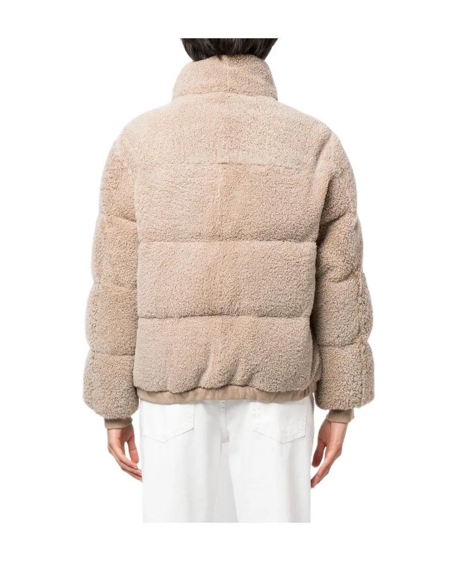 Light before dark teddy puffer jacket sales