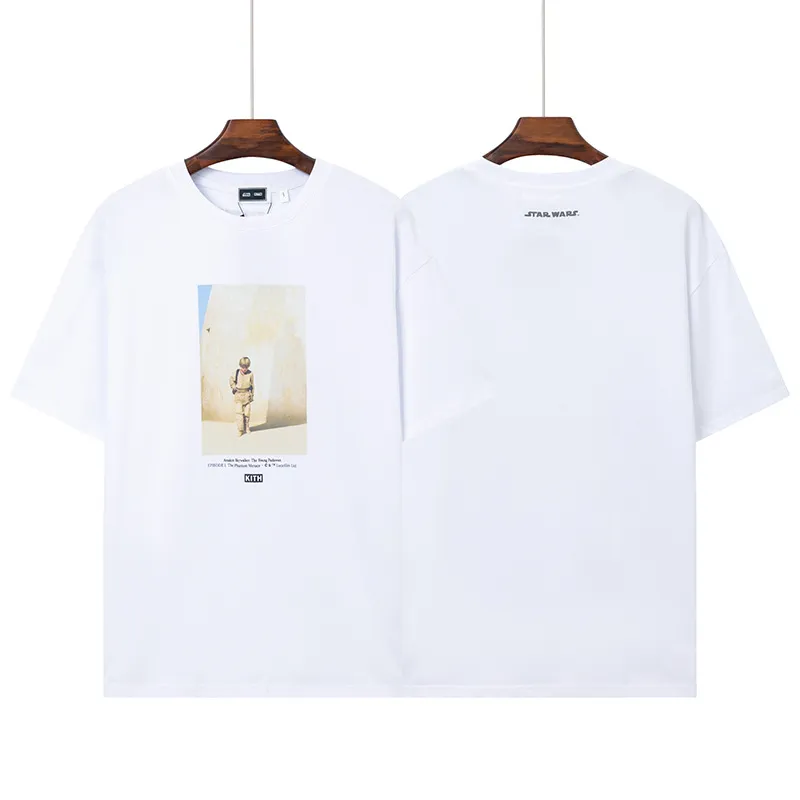 Kith Mens Design Tシャツ春夏Kith Tシャツ3color Tesバケーション半袖カジュアルレター印刷トップスサイズレンジS-XXL 966