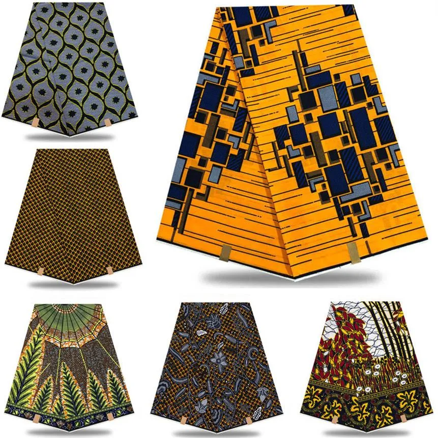 whole 2020 High Quality African Wax prints fabric veritable Ankara wax Nigerian style 6 yards pcs 100% cottonKL1-36 T200529298w
