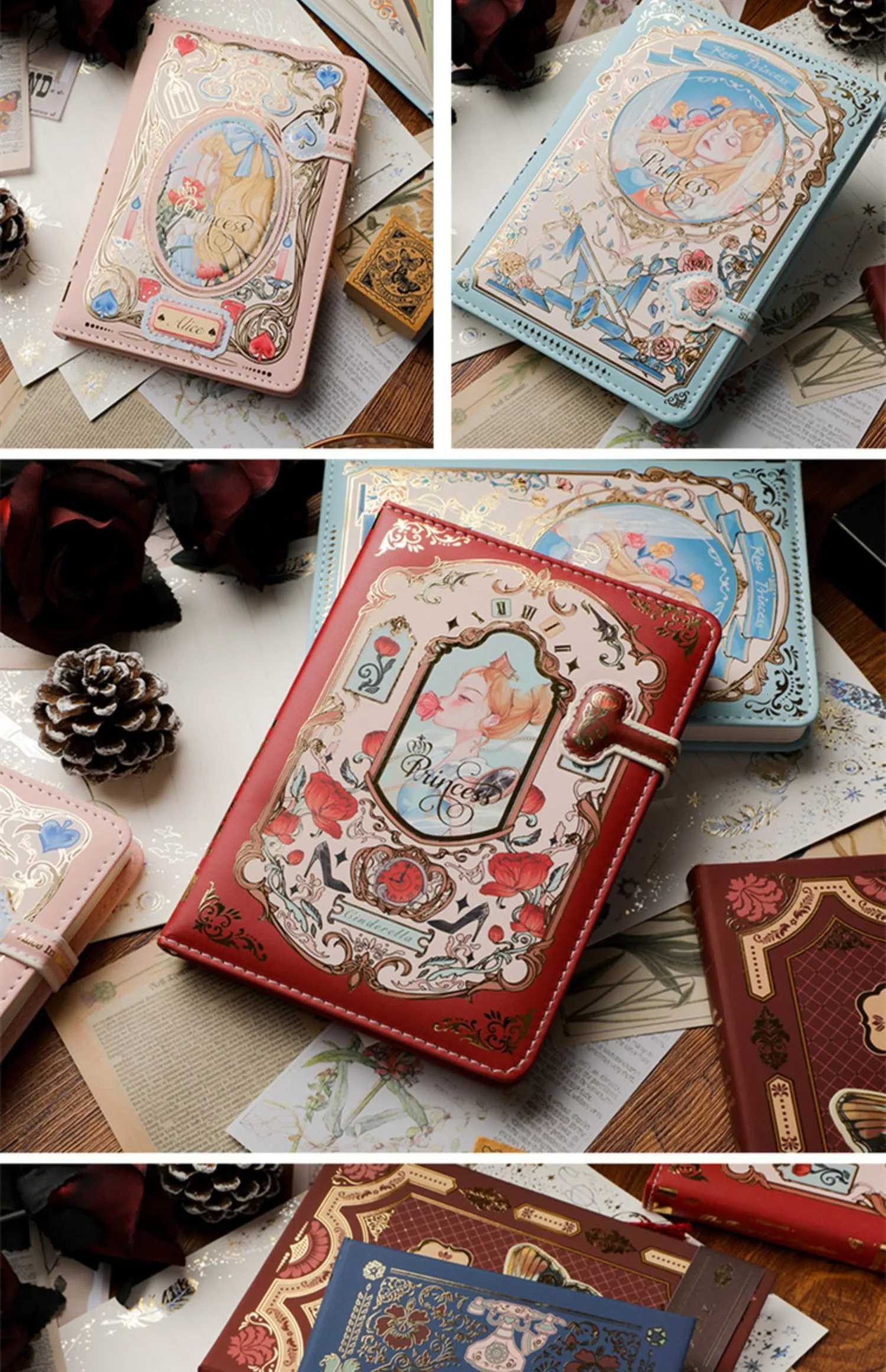 Wholesale Retro Gothic Fairy Notebooks For Students With