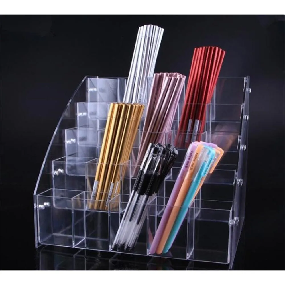 Pens Pen Stand Acrylic Eyeshadow Pen Display Stand Stationery Store Pencil Stand Eyebrow Pencil Neutral Pen Ballpoint Pen Storage Box