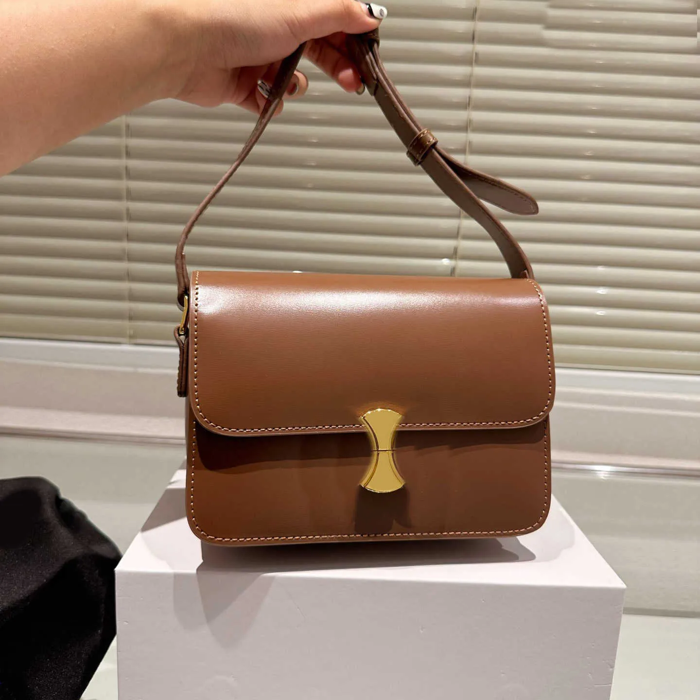 Bolso Cruzado De Cuero Vegano Para Mujer, Bolsa De Hombro Con