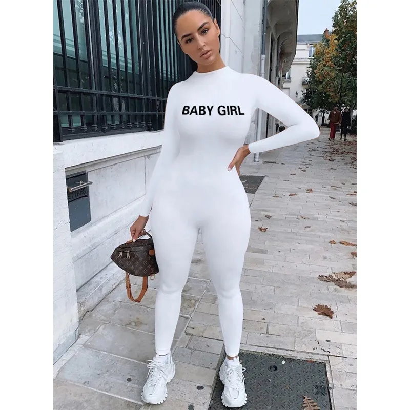 White turtleneck cheap jumpsuit