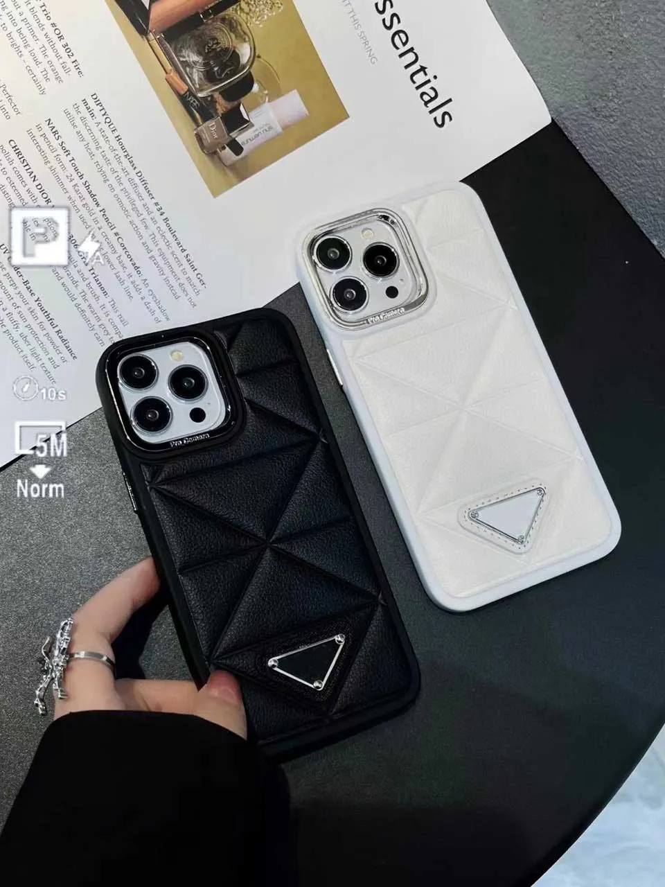 Coque iPhone cellulaire pour 13/12PMax/12P/12/XS MAX 7P/8P 7/8 XR X/XS lettre High Elemenrs téléphone moderne 2 Style disponible