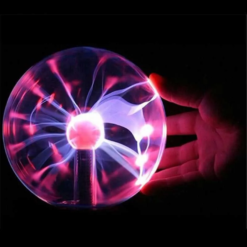 6 Inch Plasma Ball Globe Electric Night Light With Static Touch Magic Sphere  Electric Glass Globe Table Lamp For Holiday Gifts HKD230704 From Fadacai08,  $27.39