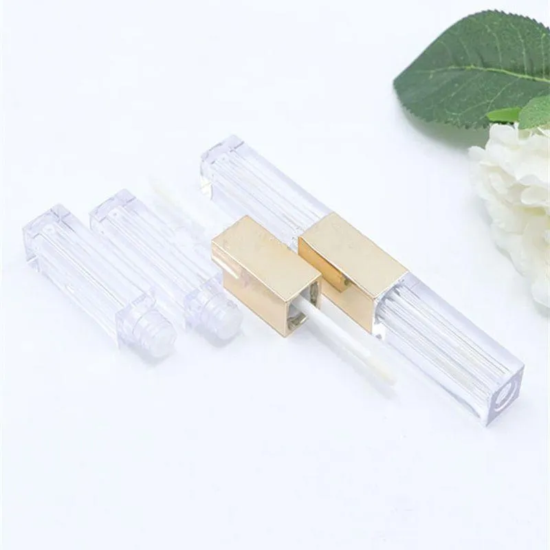 Empty Double Head Lip Gloss Tubes Double Sides Clear Lipstick Packaging Container DIY Makeup Lip Balm Packing Bottles F3561 Mgalx