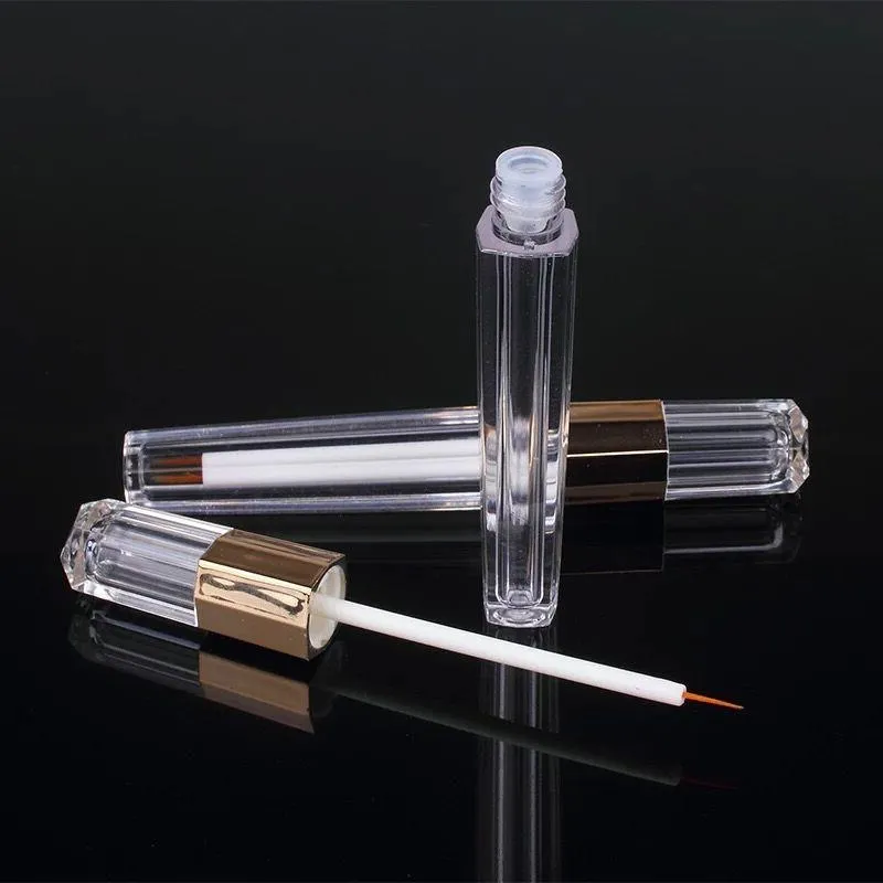 3ml Acrylic Eye Liner Packaging Pen Eyelash Growth Liquid Tube Empty Lip liner Pen Eyeliner Bottle with Thin Brush F20172492 Tplax