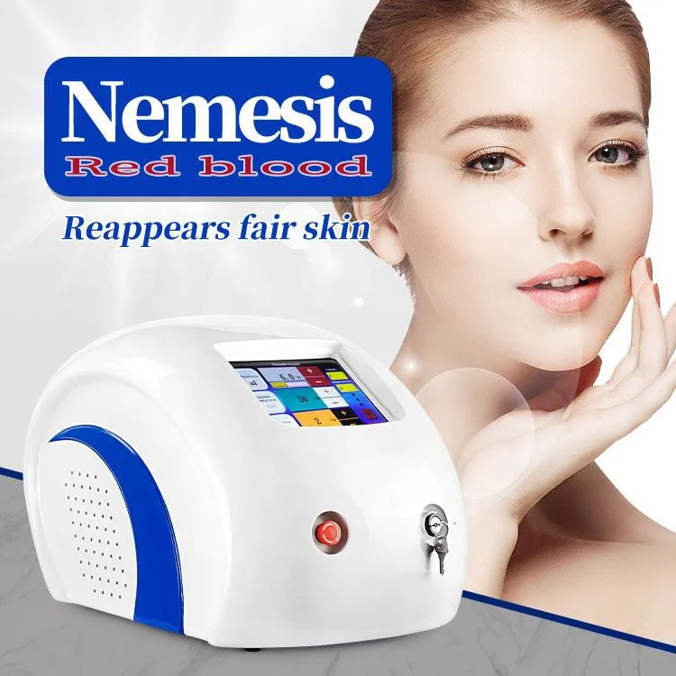 Laser Beauty Machine 980nm Red Blood Silk Borttagning Vaskulär borttagning Is Calm Skin Laser Instrument