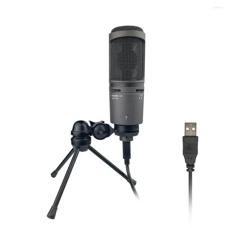 AT2023U Condenser Studio Microphone Set With Tripod Stand Ideal For