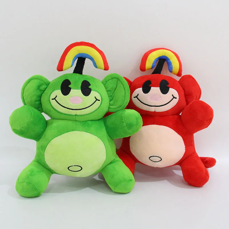 Partihandel Söt Rainbow Monkey Plush Toy Children's Game Playmate Holiday Presentrum Dekoration