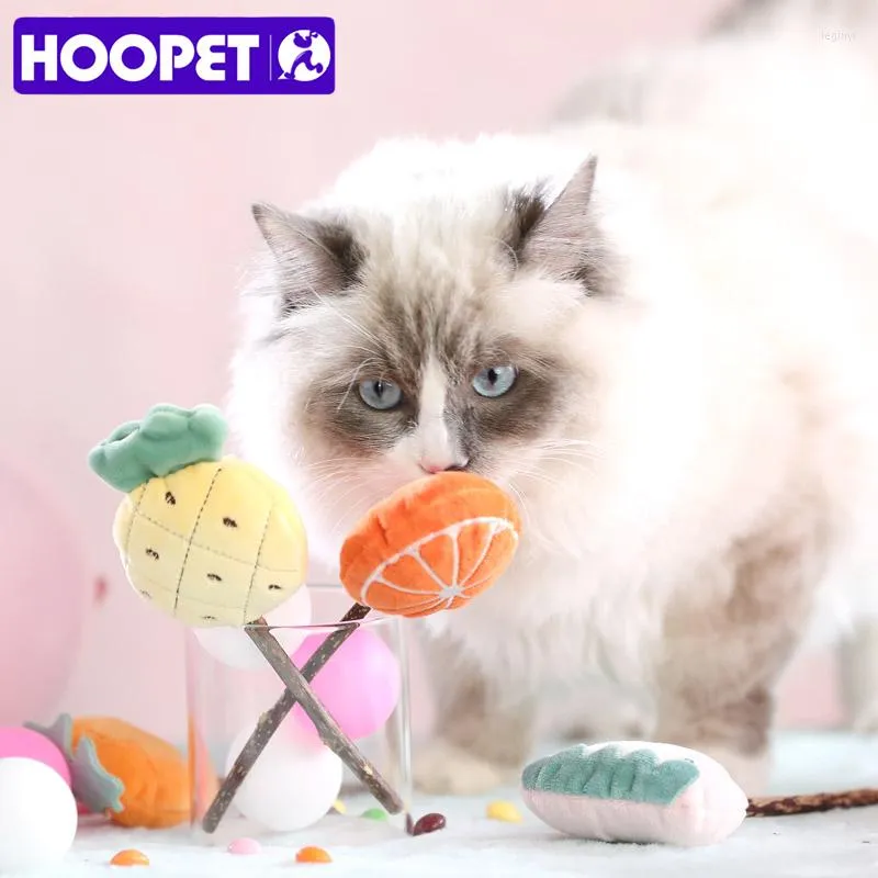 Cat Toys HOOPET Chew Teeth Cleaning Fun Stick Pet