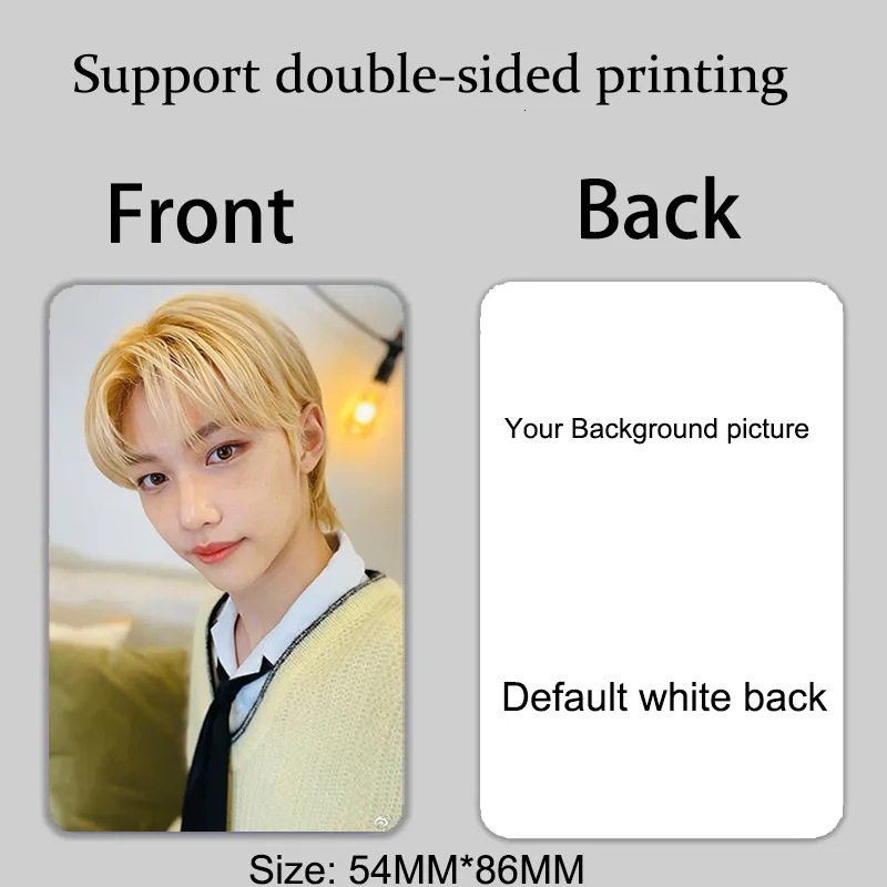 Wholesale Custom Kpop Pocards Stray 30100 Holographic