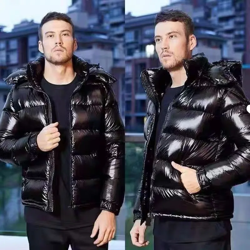 Men's Down Jacket Bomber - Warm Winter Puffer Coat with Hoodie, Windproof & Water Resistant, S-5XL Men's Down Jacket Bomber - Warm Winter Puffer Coat with Hoodie, Windproof & Water Resistant, S-5XL
