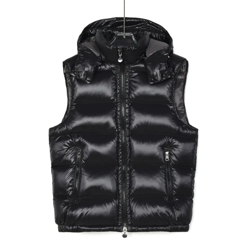 Gilet da uomo Gilet in piuma d'oca di design canadese Monc sport per il tempo libero all'aria aperta per uomini e donne gilet nord originale 1 a 1 tendenza della moda di lusso di fascia alta Joker.Logo corretto