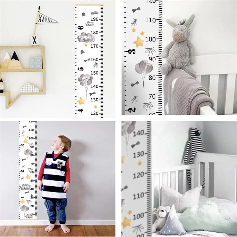 Cadre enfants toise tenture murale stickers autocollant pour enfants chambre décor papier peint bébé enfant mesure hauteur règle tableau de croissance