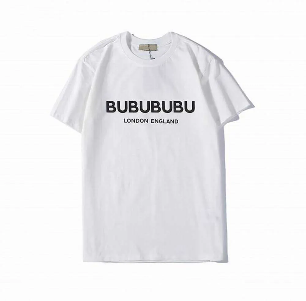 Moda Uomo T-shirt Donna Designer T-shirt T-shirt Abbigliamento Top Uomo Casual Petto Lettera Camicia Luxurys Abbigliamento Polo Abbigliamento manica Bur Magliette sottili