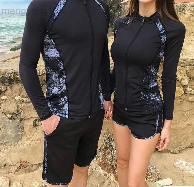 Combinaisons humides Combinaisons étanches Amoureux Split Combinaison de plongée Combinaison de surf Manches longues Protection solaire Fermeture à glissière Style Maillot de bain doux Combinaisons de plongée Plongée sous-marine Combinaison de surf HKD230704