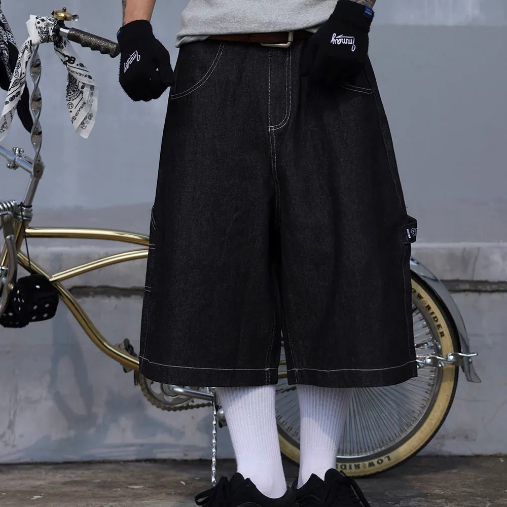 パンツ wide denim shorts M Selvedge Denim Shorts – YONKS