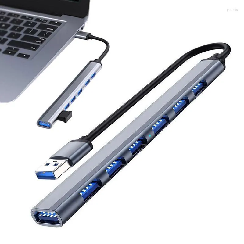 7-Ports USB 3.0 Splitter Hochgeschwindigkeits-Multi-Adapter-Expanderkabel für Desktop-PC-Laptop-Ports