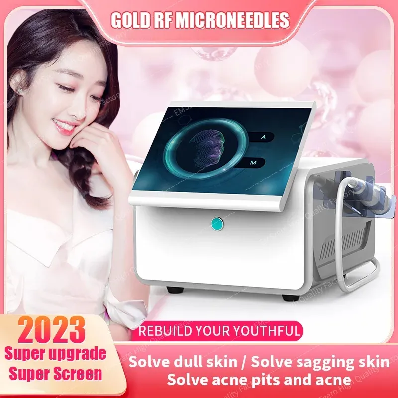 2023 Radiofrequenza portatile di vendita calda Microneedle Brightening Skin Rimozione dell'acne Rughe Anti-invecchiamento e rimozione delle smagliature