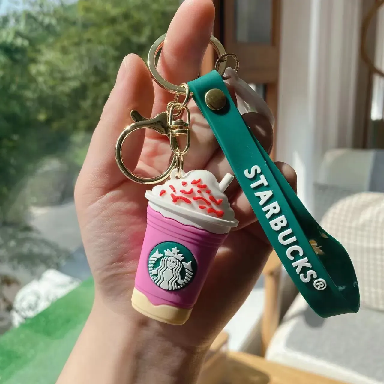スターバックス カップル用キーホルダーセット かわいいコーヒーカップ