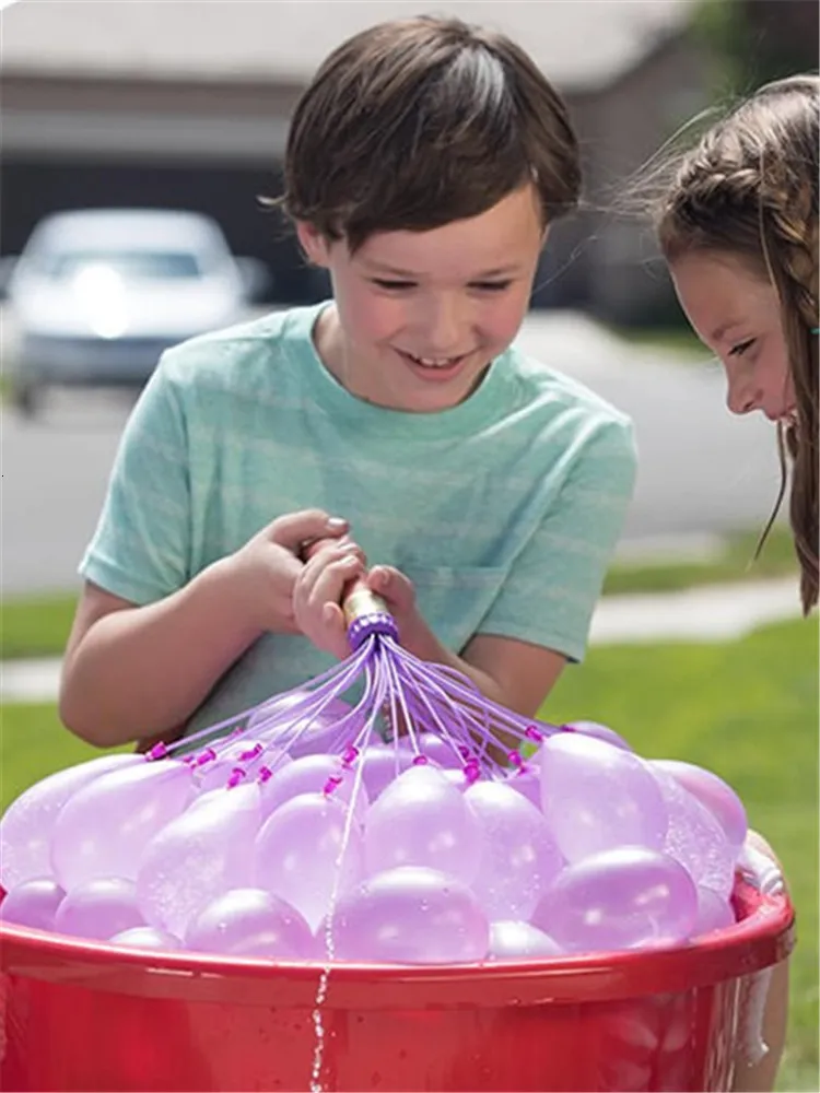 Sand Play Water Fun 111pcs Summer Water Balloons Toys for Children Adults Outdoor Water Game Pool Games Beach Party 230704