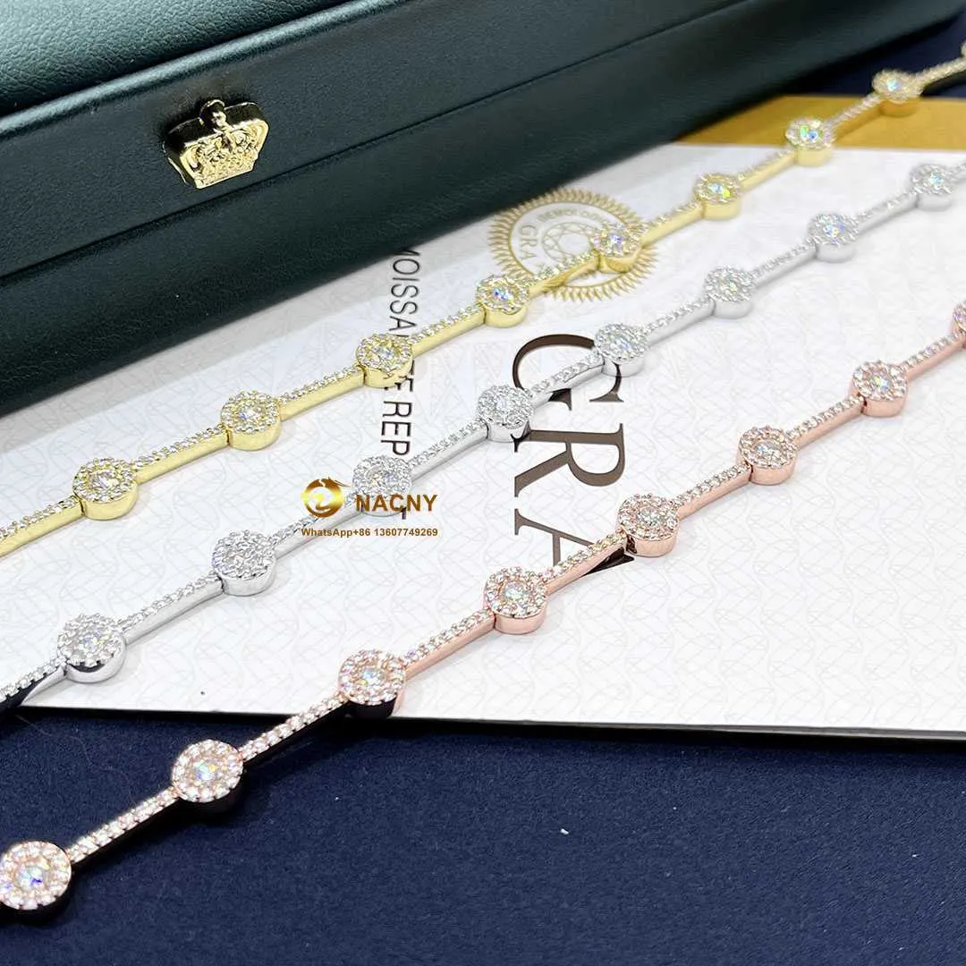 Designer Bijoux bijoux hiphop Nouveau design de produit vvs moissanite diamant bracelet moissanite glacé 925 bijoux en argent sterling pour les femmes