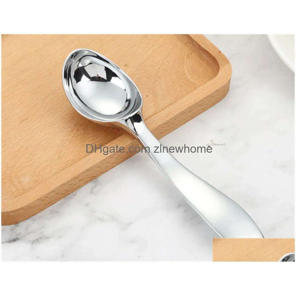 Spoons Ice Cream Scoop Easy Grip Handle Heavy Duty Icecream With Non-Slip Xb1 Drop Delivery Home Garden Kitchen Dining Bar Flatware Dhzmu