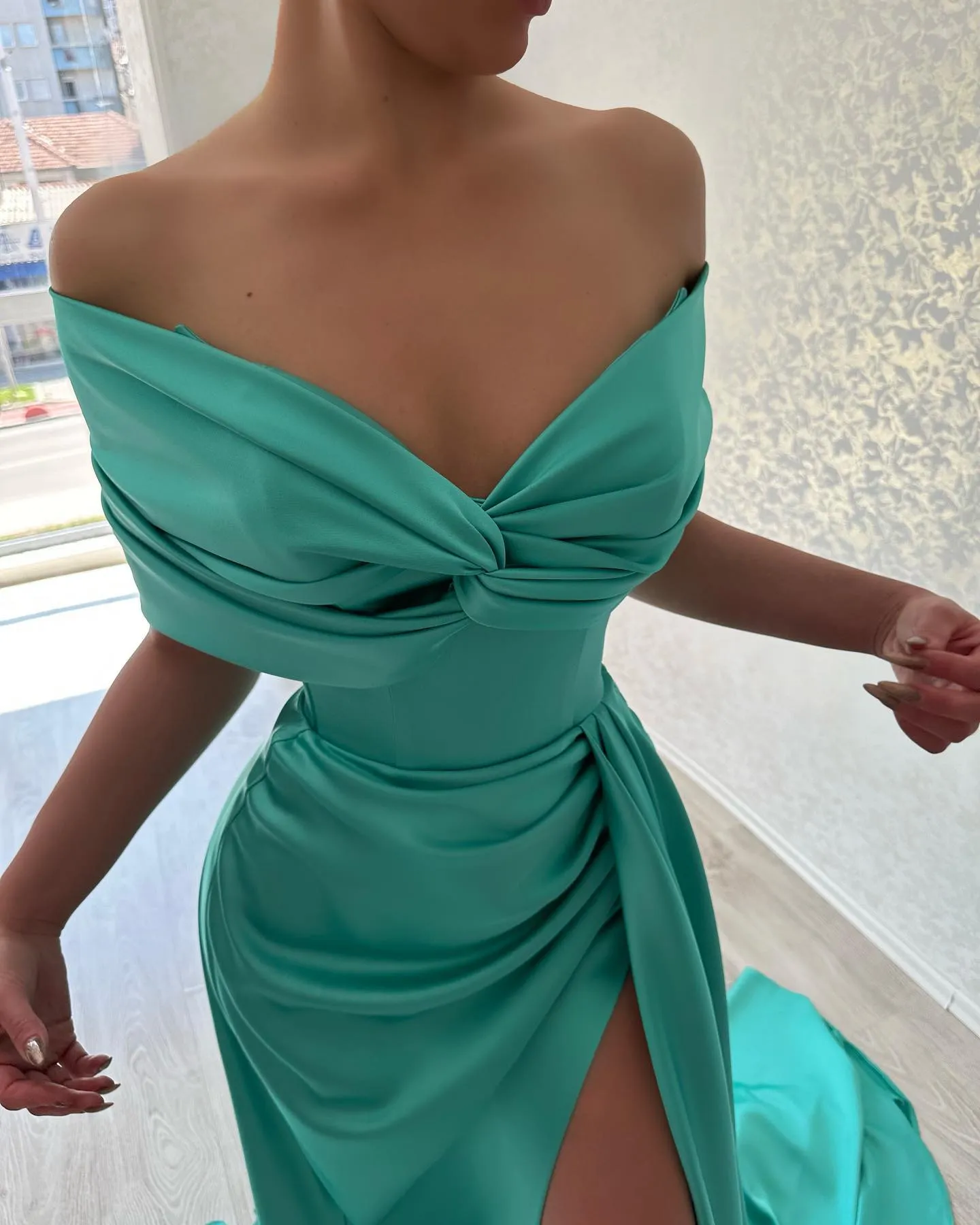 orange satin bridesmaid dresses Long Strapless Burnt Orange Satin Dresses main image 0