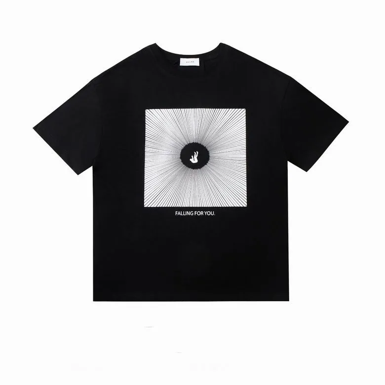 T-shirts pour hommes 23ss Rhude Haute Qualité Créateur De Mode Graphique T-shirt Hommes Printemps Automne Lettre Imprimer Manches Courtes RH Tees298y