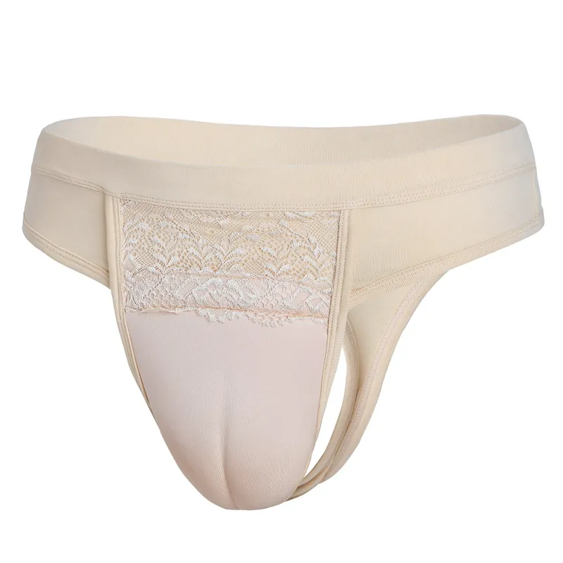 Ice Silk Ultra-thin Hiding Gaff Fake Vagina Underwear Panty Vagina
