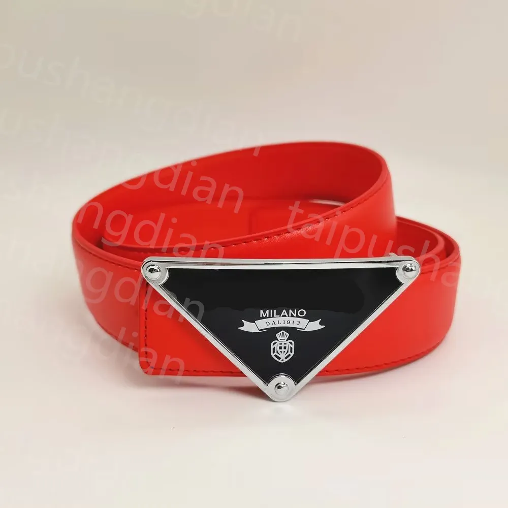 ceintures pour femmes designer mens ceinture 3.2cm largeur marque ceinture grand triangle boucle ceintures de mode de haute qualité en cuir véritable ceinture hommes avec boîte