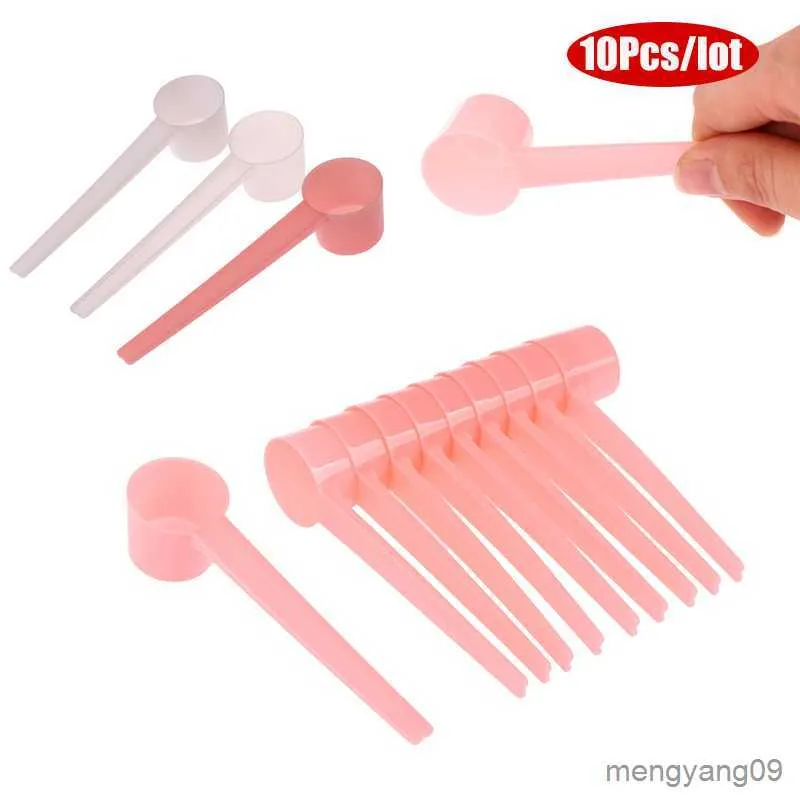 Meetinstrumenten 10 Stuks Herbruikbare 5G Lepel Plastic Meten Scoop Lepel Melk Koffie Theelepel Melk Keuken R230704